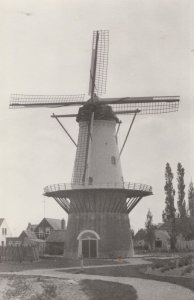 Wemeldinge Molen Holland Windmill Real Photo Old Postcard