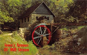 Ye Ol' Mill Memo of Yore At Spook Cave McGregor, Iowa USA View Postcard Backing 