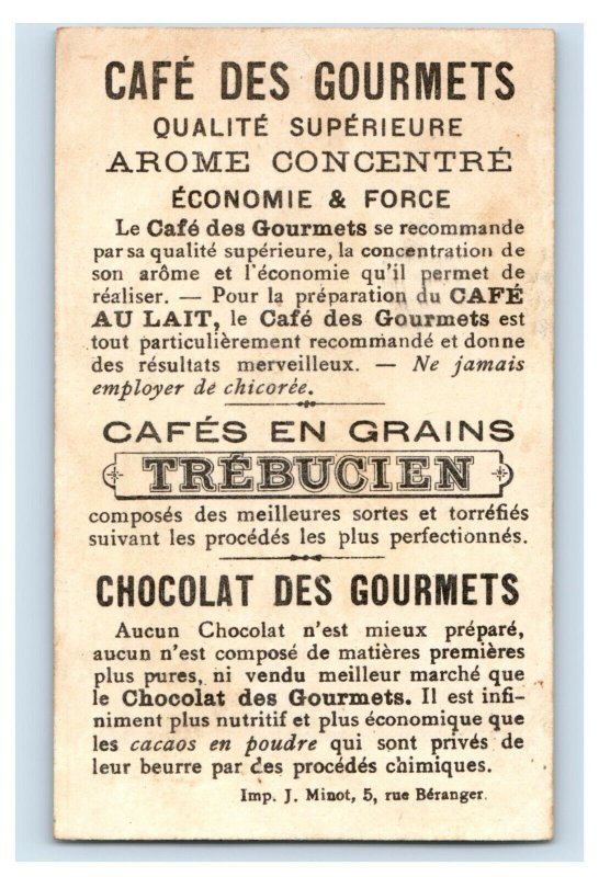 1880s-90s Trébucien Gourmet Chocolate Science Trick Jet Of Water In Nothing F156