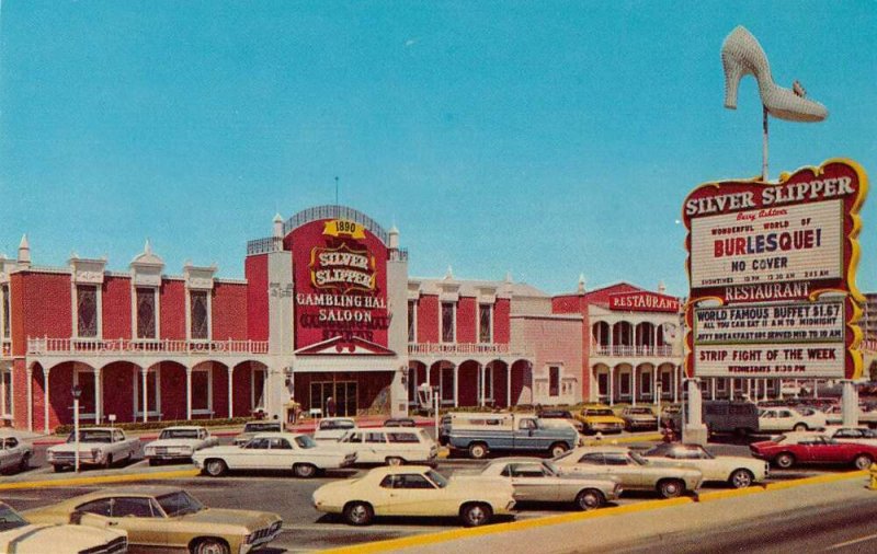 Las Vegas Nevada Silver Slipper Saloon Vintage Postcard AA30008