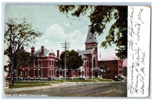 c1910's Malone New York Franklin County Buildings New York City NY Postcard 