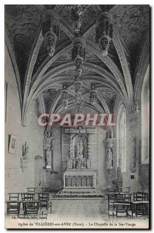 Thillieres on Avre - Chapel - Old Postcard