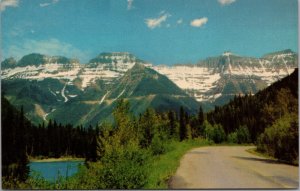 Garden Wall from McDonal Valley Glacier National Park Montana Postcard PC363