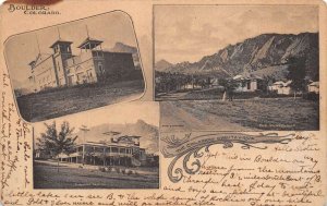 Boulder Colorado The Colorado Chautauqua, Albertype Co., Vintage Postcard U18041
