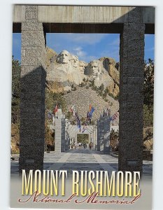 Postcard Avenue Of Flags, Mount Rushmore National Memorial, Keystone, S. D.