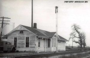 Narivisa New Mexico 1970 Chicago Rock Island Pacific depot real photo pc BB2739