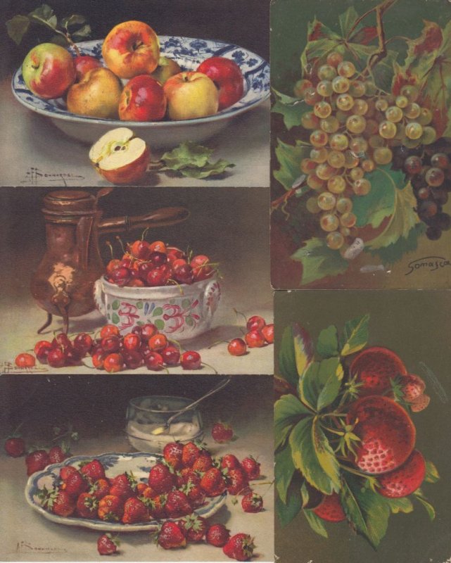 FOOD FRUIT COOKING 145 Vintage Postcards pre-1970 (70 cards pre-1940) (L3626)