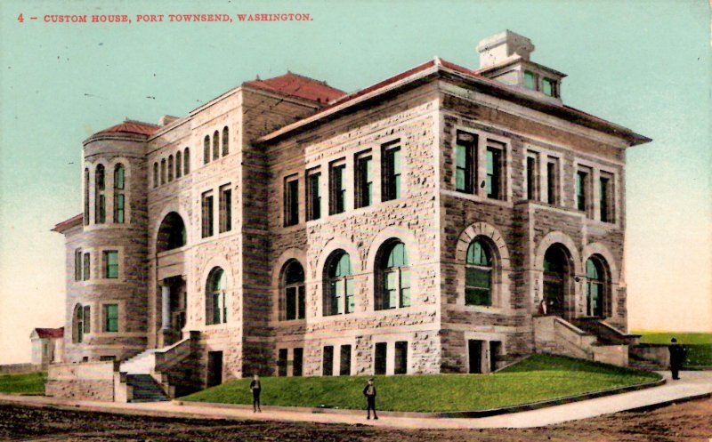 Port Townsend, Washington - The Custom House - c1908