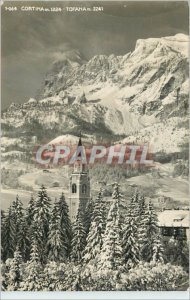 Old Postcard Cortina Tofana