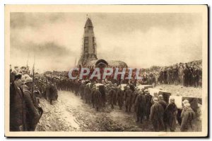 Postcard Old Translation solonneile remains of our Heros