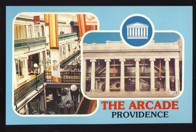 Providence,Rhode Island/RI Postcard,The Arcade/Historic Mall