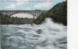 13396 Whirlpool Rapids and Lower Steel Arch Railroad Bridge, Niagara Falls