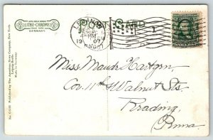 Cornwall and Lebanon Railroad Depot  Pennsylvania  Postcard  1907