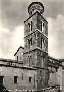 Vintage Postcard The New Steeple Salerna El Novo Campanile RPPC