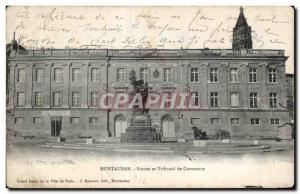 Old Postcard Montauban Exchange and Commercial Court