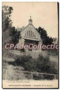 Postcard Old Nuits Saint Georges Chapel of tight