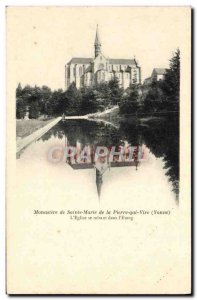 Old Postcard Monastery of St. Mary of the Stone that turns L & # 39eglise adm...