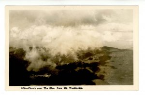 NH - Mt. Washington.  Clouds Over the Glen   (Shorey)  RPPC