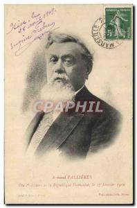 Postcard Old Armand Fallieres President of the Republic