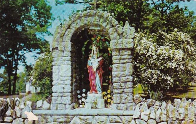 New York Graymoor Our Lady Of The Atonement Wayside Shrine 1956