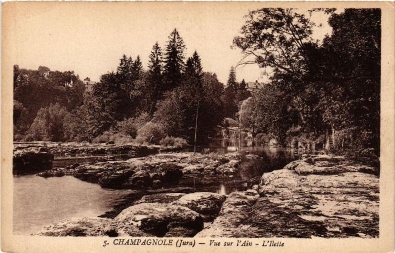 CPA CHAMPAGNOLE Vue sur l'Ain-L'Ilette (446332)