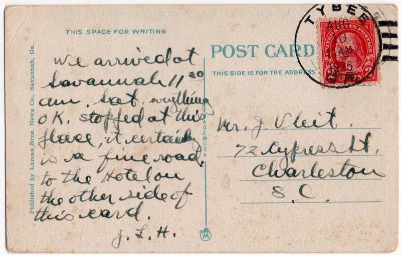 13002 Tybee Island Hotel, Georgia 1925