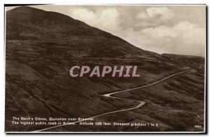 Old Postcard The Devil's Elbow near Glenshee Braemar