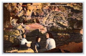 Boxwork Formation Wind Cave Black Hills South Dakota SD UNP Linen Postcard O17