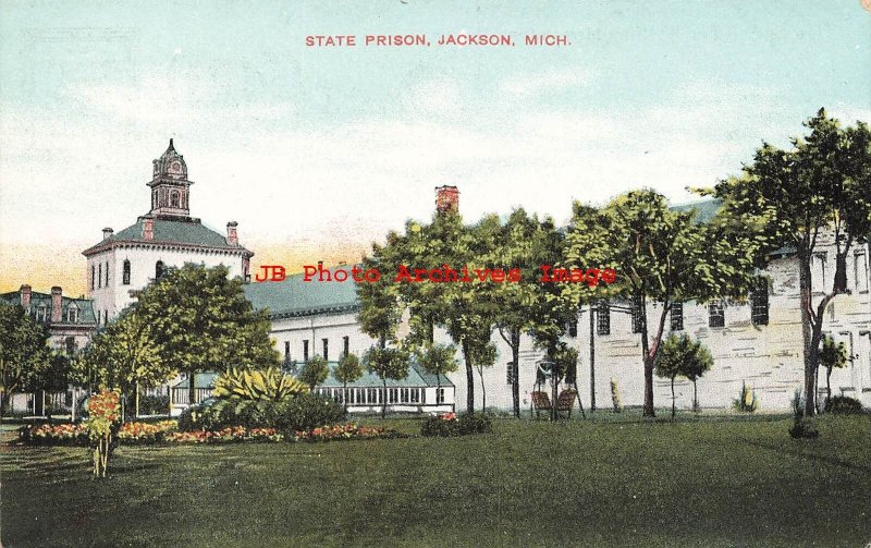 MI, Jackson, Michigan, State Prison, Grounds, Exterior View, SH Knox Pub