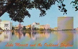 Lake Merritt And The Oakland Skyline Oakland California