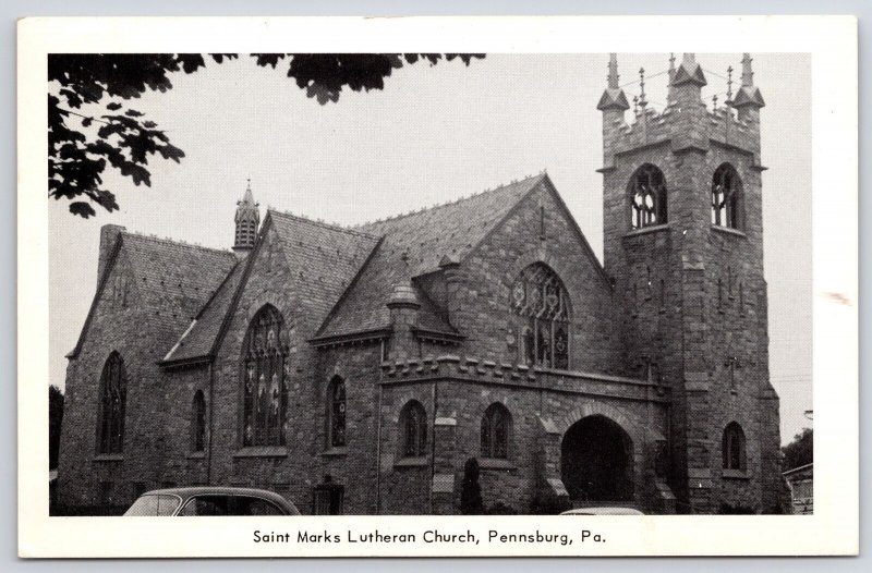 1987 Saint Marks Lutheran Church Pennsburg Pennsylvania Building Posted Postcard