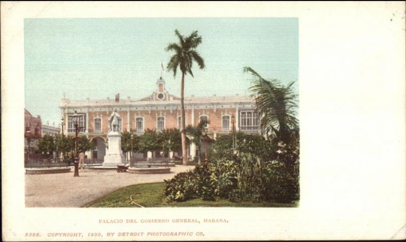 Havana Cuba Palacio Del Gobierno c1905 Detroit Publishing Postcard