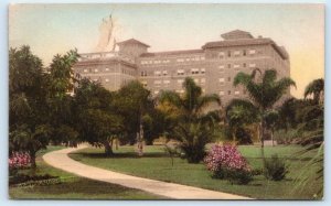 ST. PETERSBURG, Florida FL ~ SORENO HOTEL  Handcolored Barnhill Postcard