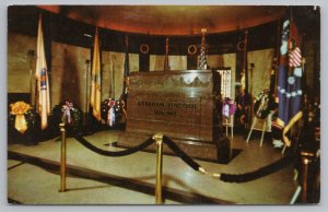 State View~Int Lincoln Tomb Oak Ridge Cemetery Springfield IL~Vintage Postcard