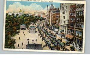 Boston MA Tremont Street c1910 Postcard