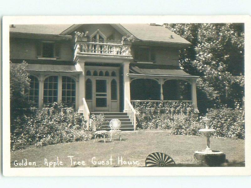 Pre-1949 rppc NICE VIEW Ganonoque - Near Kingston Ontario ON W1074