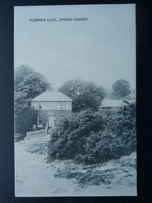 Epping Forest LOUGHTON High Beech TURPIN'S CAVE Pub c1905 Postcard by C. Martin