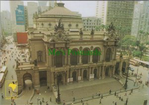 Brazil Postcard - Teatro Municipal State Theatre, Brasil RR15283