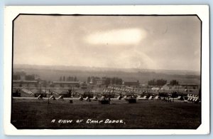 Camp Dodge Iowa IA Postcard RPPC Photo A View Of Camp Dodge c1940's Vintage