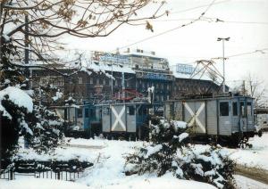 Postcard Hungary Train Depot Station Railway History postcard