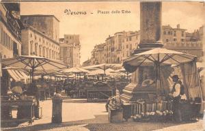 B93025 verona piazza delle erbe italy