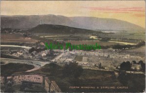 Scotland Postcard - Forth Winding & Stirling Castle  RS33301