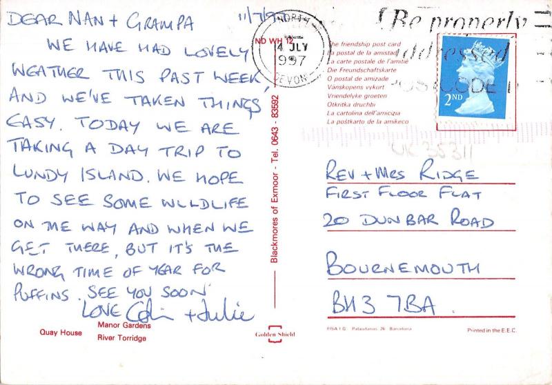 uk35311 bideford north devon  uk