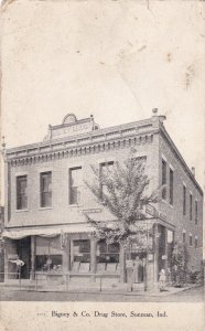 SUNMAN , Indiana, 1915; Bigney & Co. Drug Store