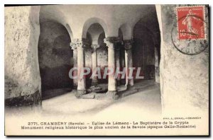 Old Postcard Chambery (Savoie) church Lemenc