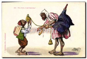 Old Postcard Fantasy Illustrator North Africa