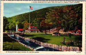 Postcard HOUSE SCENE Lock Haven Pennsylvania PA AN2495