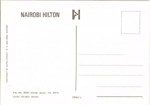 Nairobi Hilton Hotel Kenya Multiview Continental Chrome Postcard