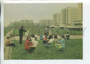 469953 USSR 1988 Belarus Novopolotsk pupils of children's art school postcard