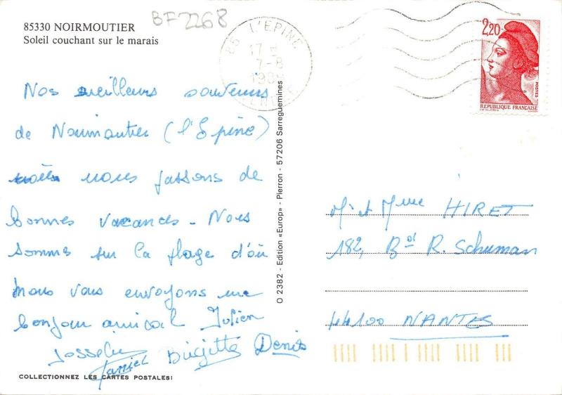 BF2268 ile de noirmoutier  france